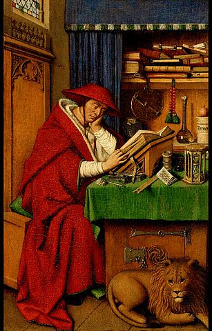 San Girolamo in his study, Detroit, By Jan van Eyck